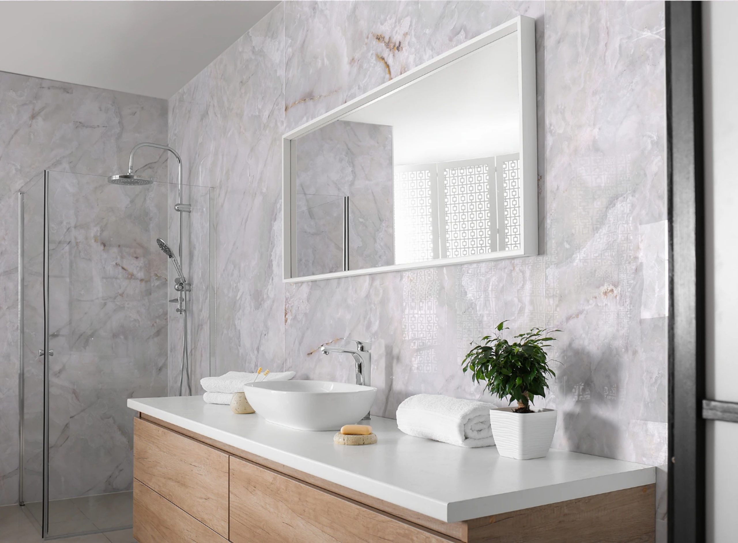 Wodoodporna płyta ścienna Queensland Upala R195 HG wysoki połysk